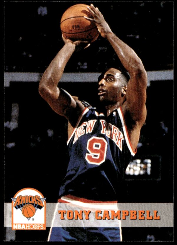 1993-94 Hoops Tony Campbell #378 (Front)