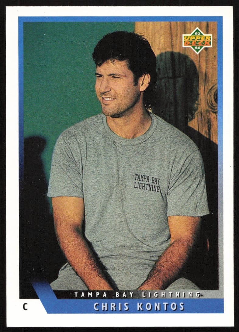 1993-94 Upper Deck Chris Kontos #54 (Front)