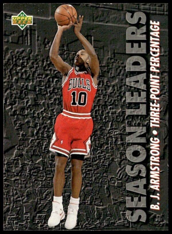 1993-94 Upper Deck Collector's Choice B.J. Armstrong Season Leaders #169 (Front)