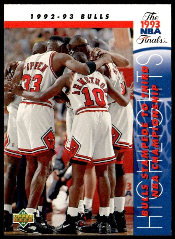 1993-94 Upper Deck Collector's Choice Chicago Bulls The 1993 NBA Finals #208 (Front)