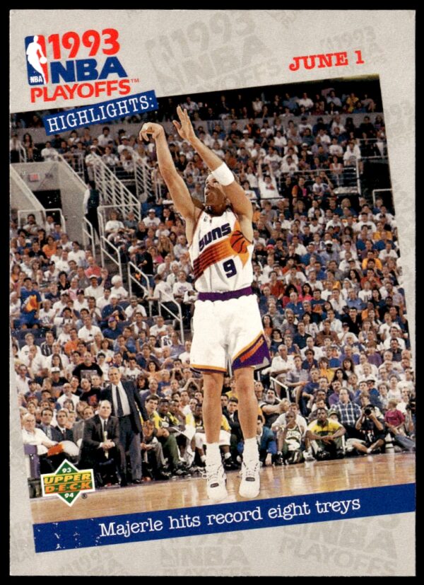 1993-94 Upper Deck Collector's Choice Dan Majerle NBA Playoffs Highlights #192 (Front)