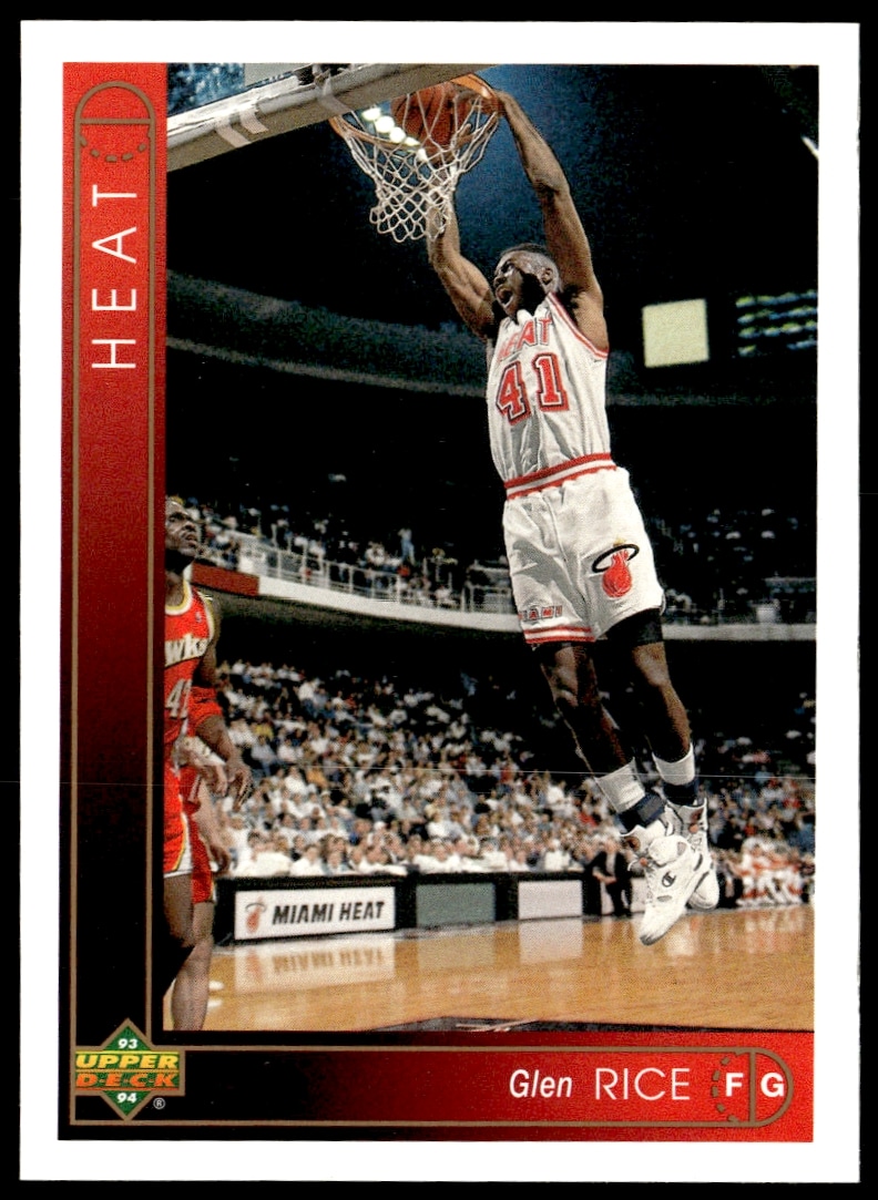 1993-94 Upper Deck Collector's Choice Glen Rice #154 (Front)