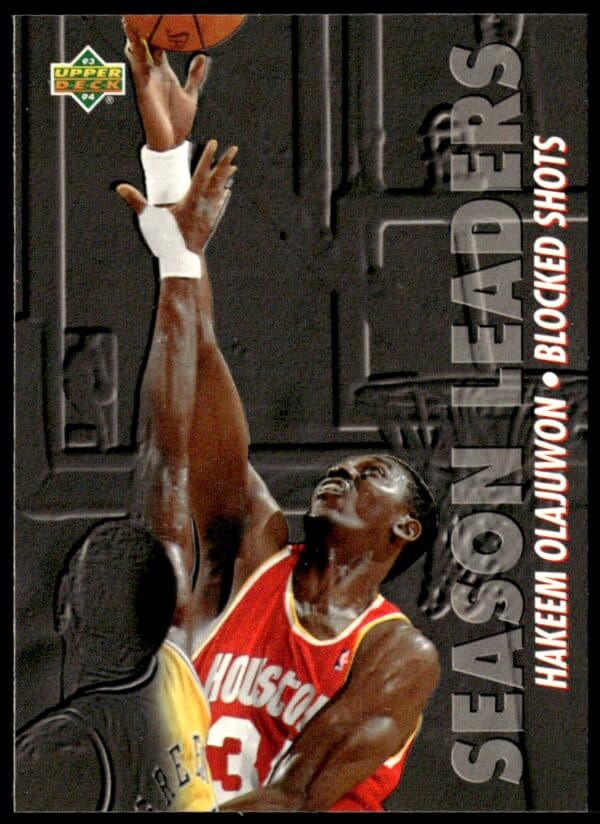 1993-94 Upper Deck Collector's Choice Hakeem Olajuwon Season Leaders #170 (Front)