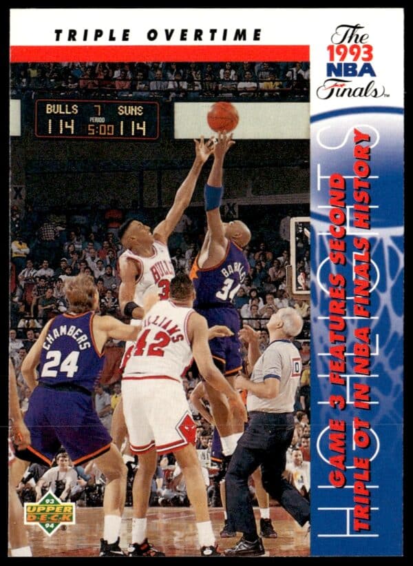 1993-94 Upper Deck Collector's Choice Scottie Pippen / Charles Barkley The 1993 NBA Finals #205 (Front)