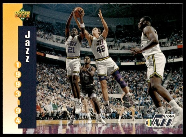 1993-94 Upper Deck Collector's Choice Utah Jazz #235 (Front)