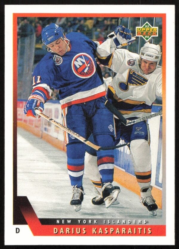 1993-94 Upper Deck Darius Kasparaitis #173 (Front)