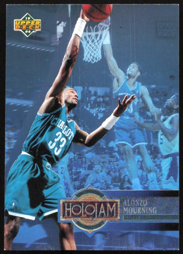 1993-94 Upper Deck Holojam Alonzo Mourning #H3 (Front)