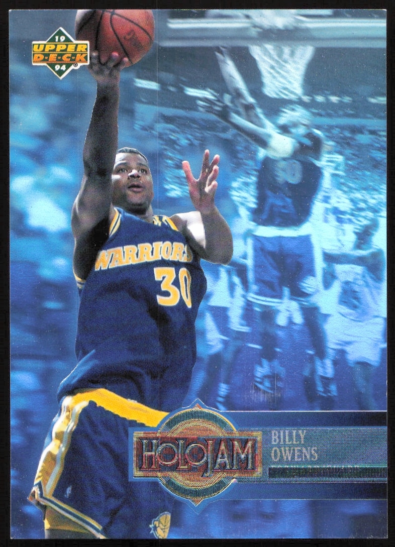 1993-94 Upper Deck Holojam Billy Owens #H9 (Front)