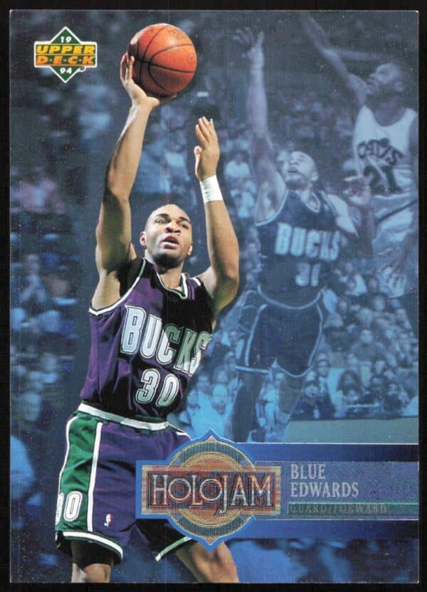 1993-94 Upper Deck Holojam Blue Edwards #H15 (Front)