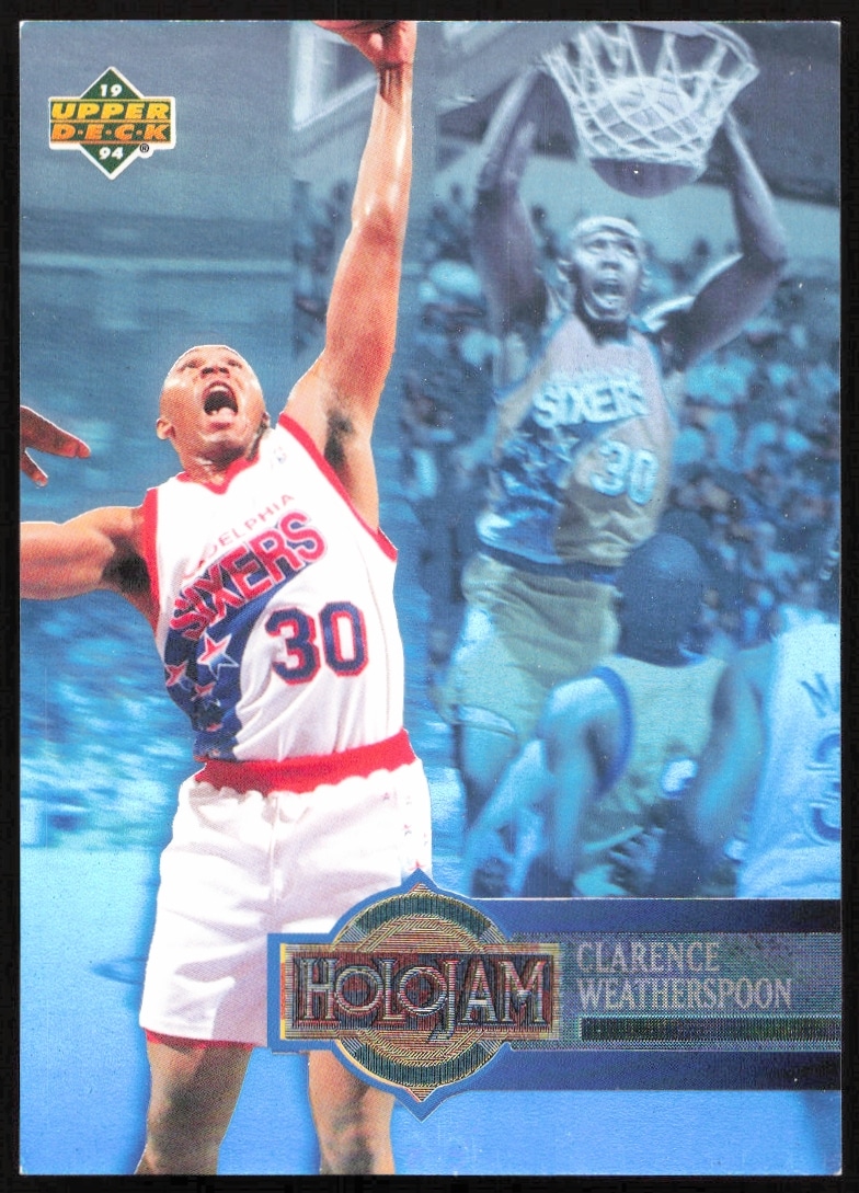 1993-94 Upper Deck Holojam Clarence Weatherspoon #H20 (Front)