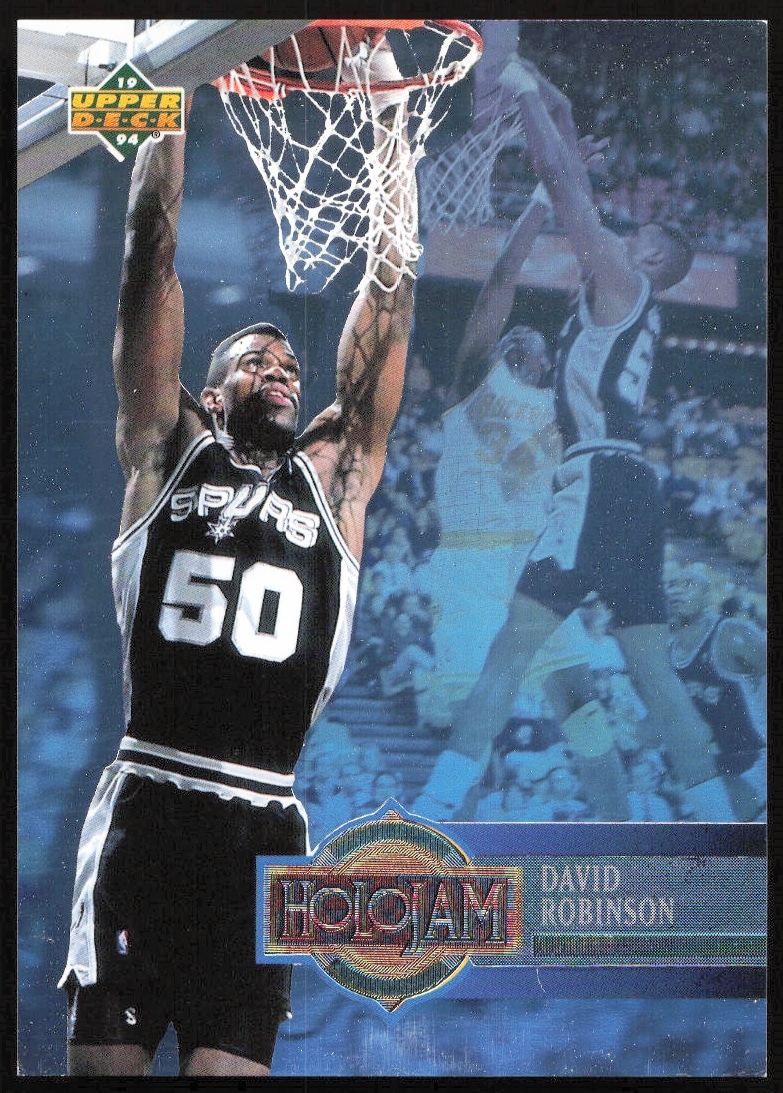 1993-94 Upper Deck Holojam David Robinson #H24 (Front)