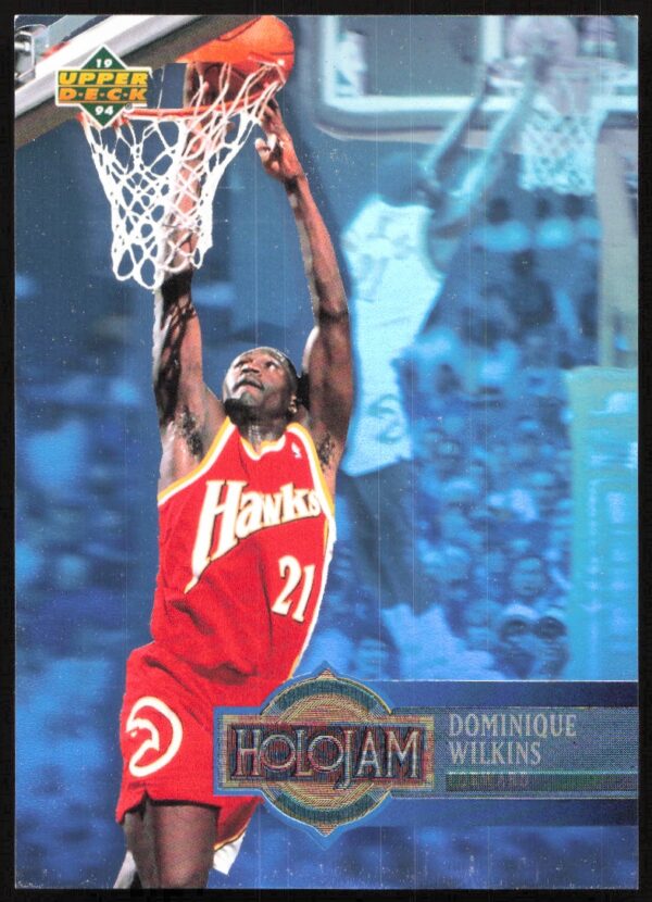 1993-94 Upper Deck Holojam Dominique Wilkins #H1 (Front)