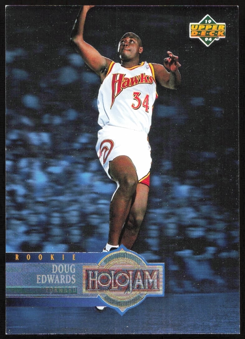 1993-94 Upper Deck Holojam Doug Edwards #H35 (Front)