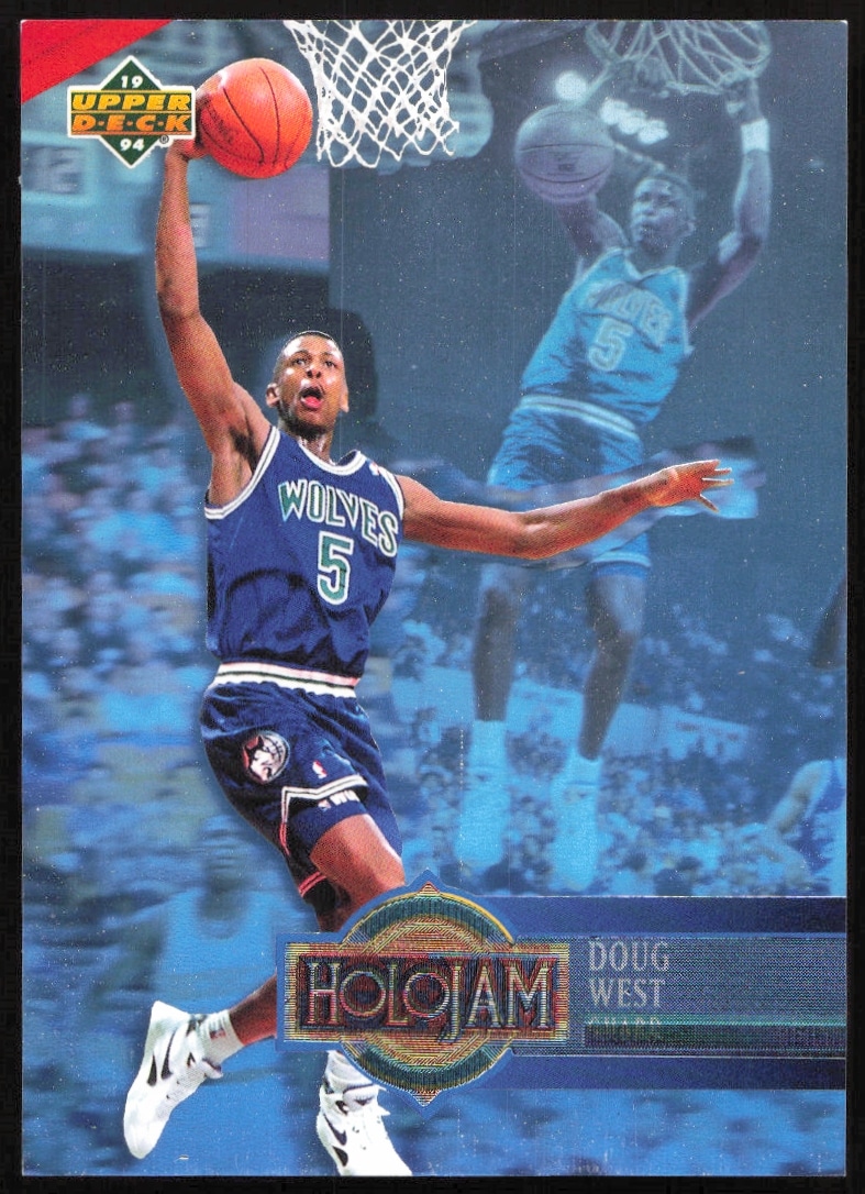 1993-94 Upper Deck Holojam Doug West #H16 (Front)