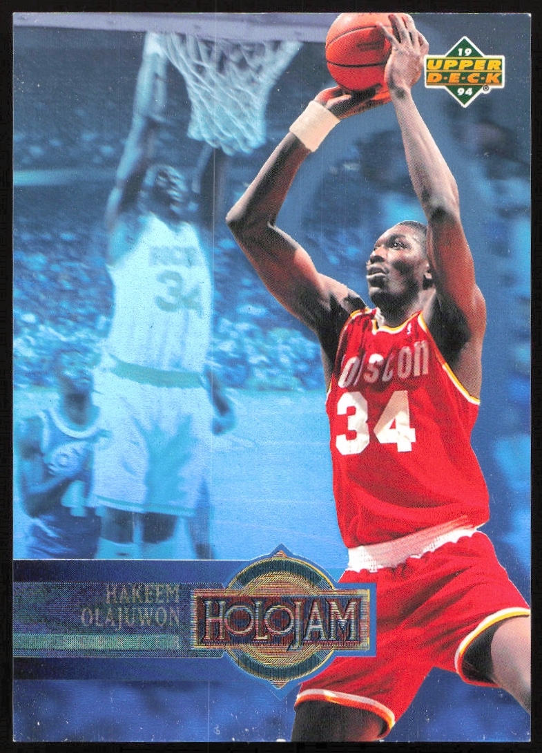 1993-94 Upper Deck Holojam Hakeem Olajuwon #H10 (Front)