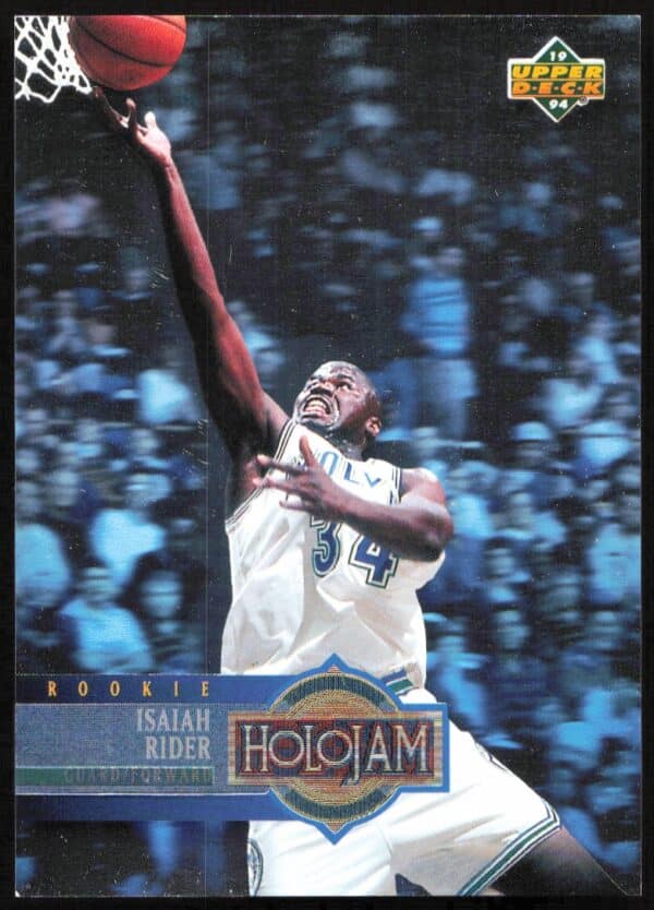 1993-94 Upper Deck Holojam Isaiah Rider #H32 (Front)