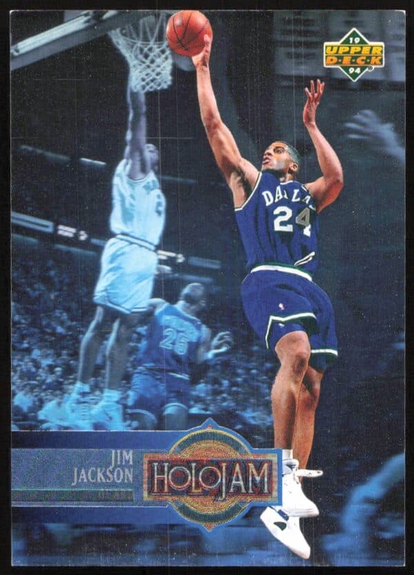 1993-94 Upper Deck Holojam Jim Jackson #H6 (Front)