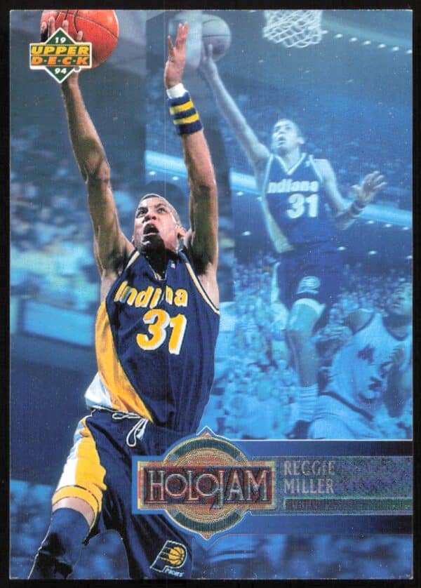 1993-94 Upper Deck Holojam Reggie Miller #H11 (Front)