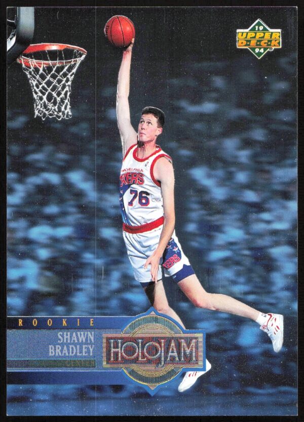 1993-94 Upper Deck Holojam Shawn Bradley #H29 (Front)