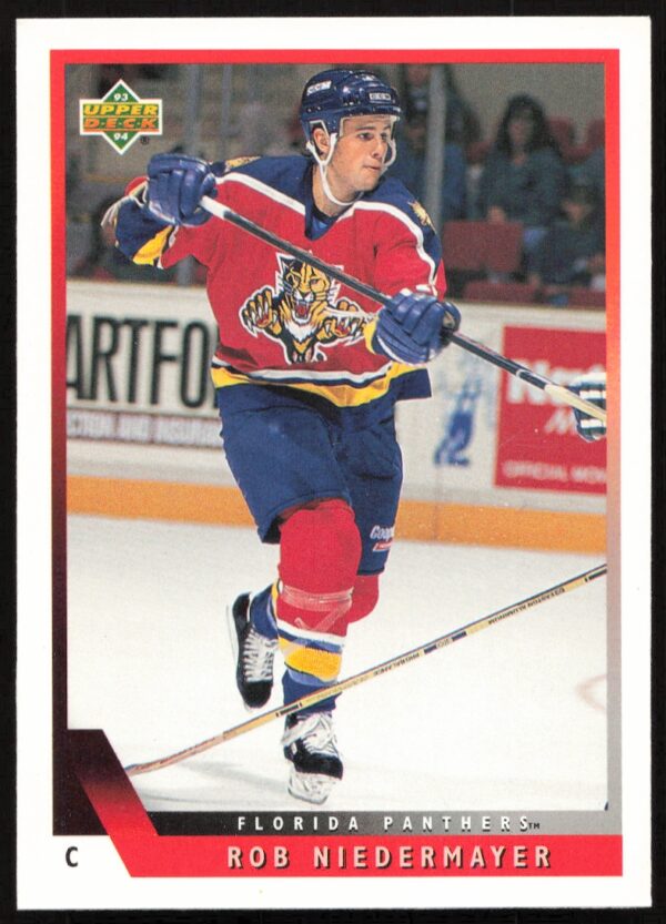 1993-94 Upper Deck Rob Niedermayer #98 (Front)