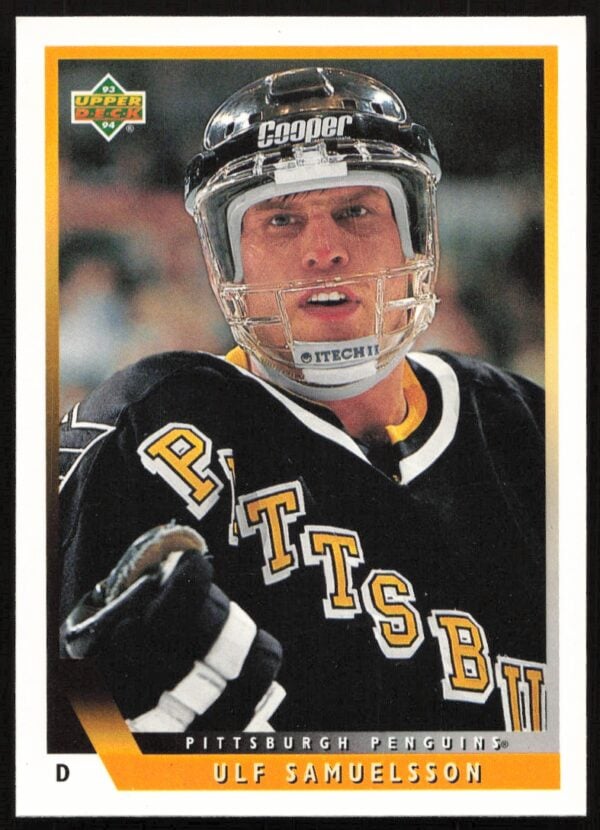 1993-94 Upper Deck Ulf Samuelsson #142 (Front)