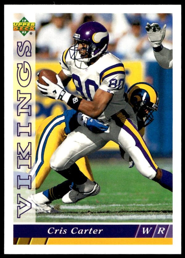 1993 Upper Deck Cris Carter #137 (Front)