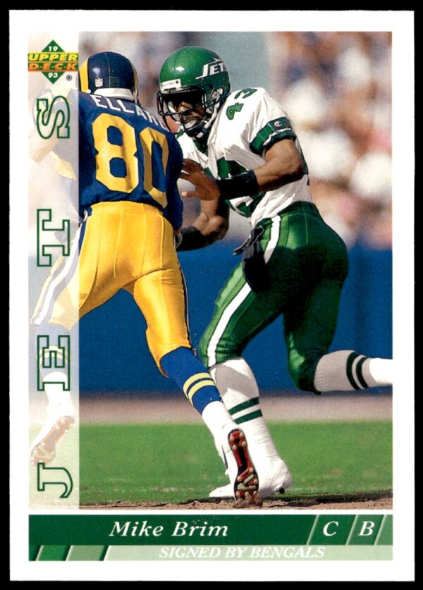 1993 Upper Deck Mike Brim #378 (Front)