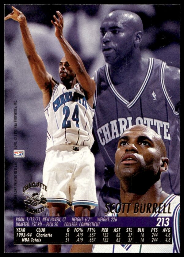 1994-95 Fleer Ultra Scott Burrell #213 (Back)