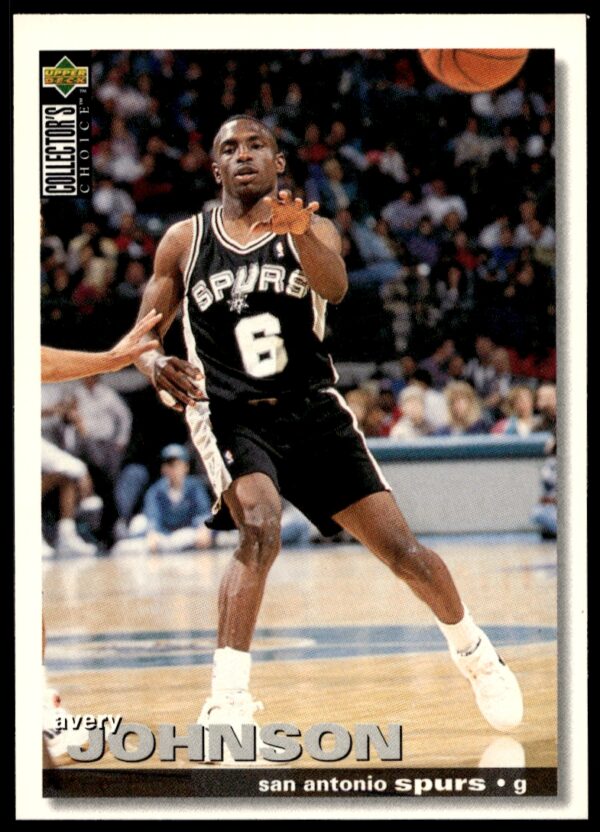 1995-96 Upper Deck Collector's Choice Avery Johnson #6 (Front)