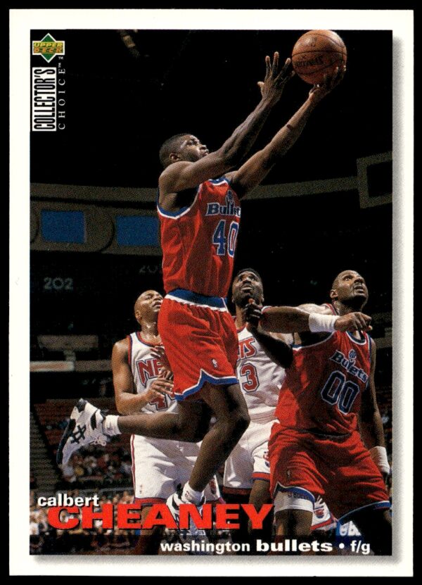 1995-96 Upper Deck Collector's Choice Calbert Cheaney #56 (Front)