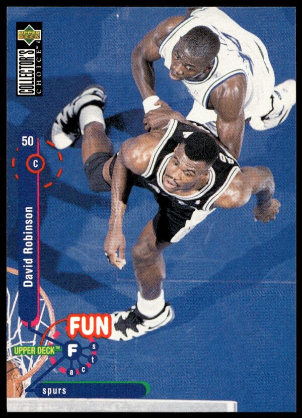 1995-96 Upper Deck Collector's Choice David Robinson #189 (Front)