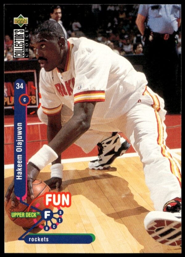 1995-96 Upper Deck Collector's Choice Hakeem Olajuwon #175 (Front)