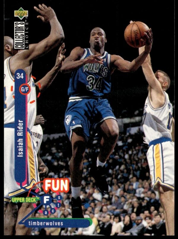 1995-96 Upper Deck Collector's Choice Isaiah Rider #181 (Front)