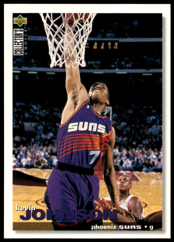 1995-96 Upper Deck Collector's Choice Kevin Johnson #123 (Front)