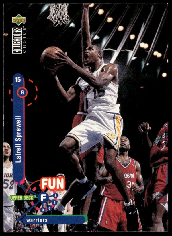 1995-96 Upper Deck Collector's Choice Latrell Sprewell #174 (Front)