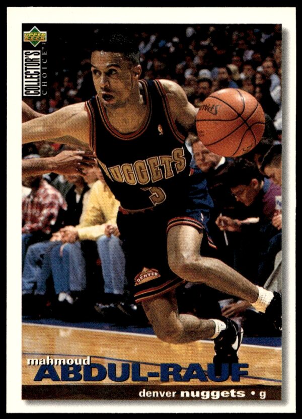 1995-96 Upper Deck Collector's Choice Mahmoud Abdul-Rauf #37 (Front)