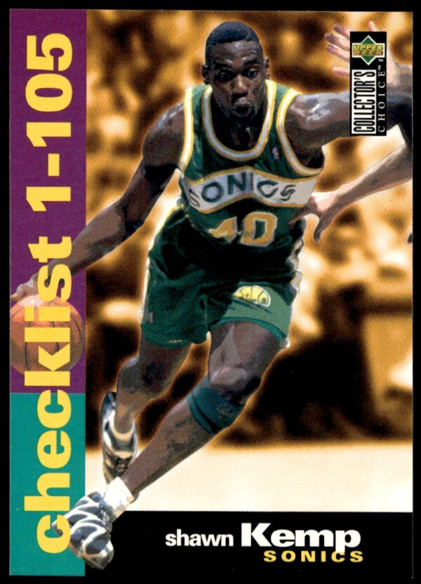 1995-96 Upper Deck Collector's Choice Shawn Kemp #209 (Front)