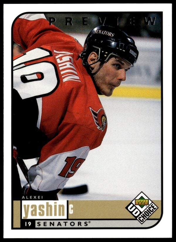 1998-99 Upper Deck UD Choice Preview Alexei Yashin #141 (Front)
