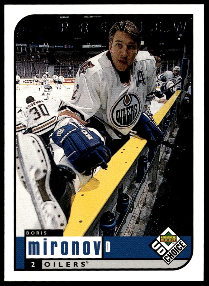 1998-99 Upper Deck UD Choice Preview Boris Mironov #83 (Front)