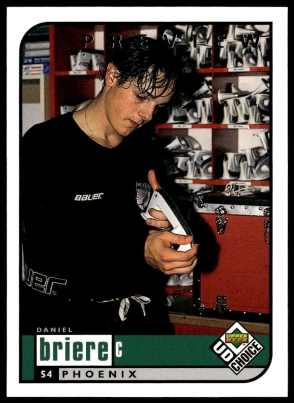 1998-99 Upper Deck UD Choice Preview Daniel Briere #163 (Front)