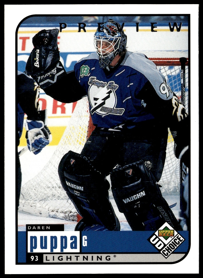 1998-99 Upper Deck UD Choice Preview Daren Puppa #191 (Front)