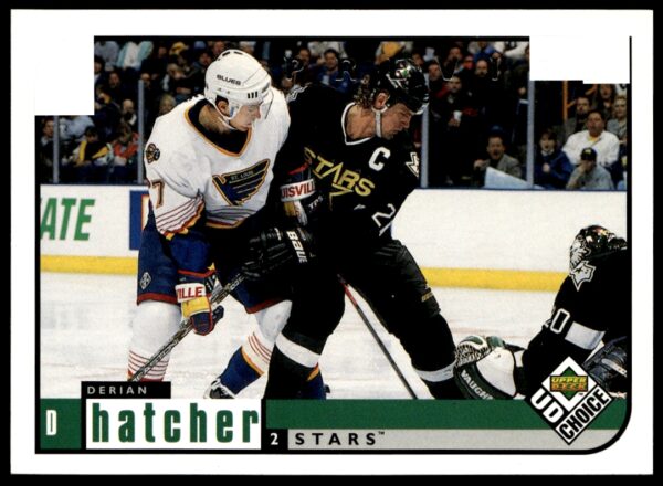 1998-99 Upper Deck UD Choice Preview Derian Hatcher #65 (Front)