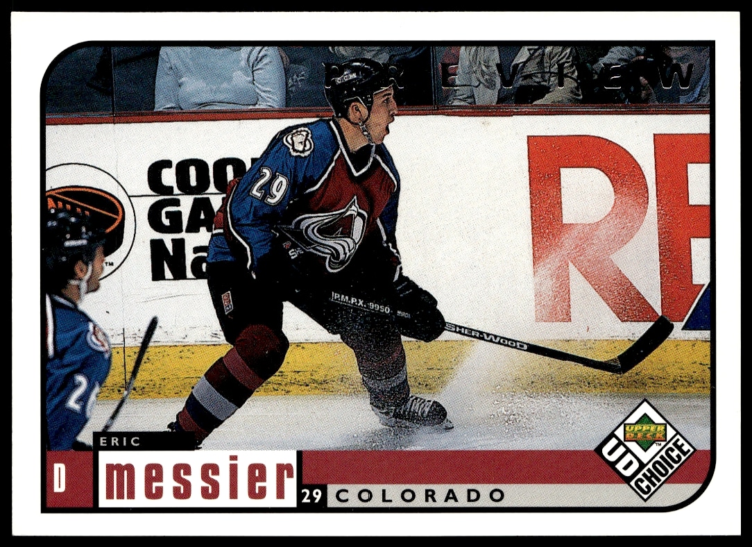 1998-99 Upper Deck UD Choice Preview Eric Messier #53 (Front)
