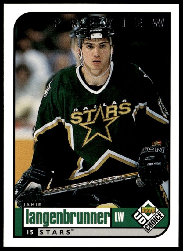 1998-99 Upper Deck UD Choice Preview Jamie Langenbrunner #61 (Front)