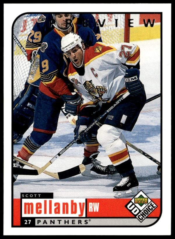 1998-99 Upper Deck UD Choice Preview Scott Mellanby #90 (Front)