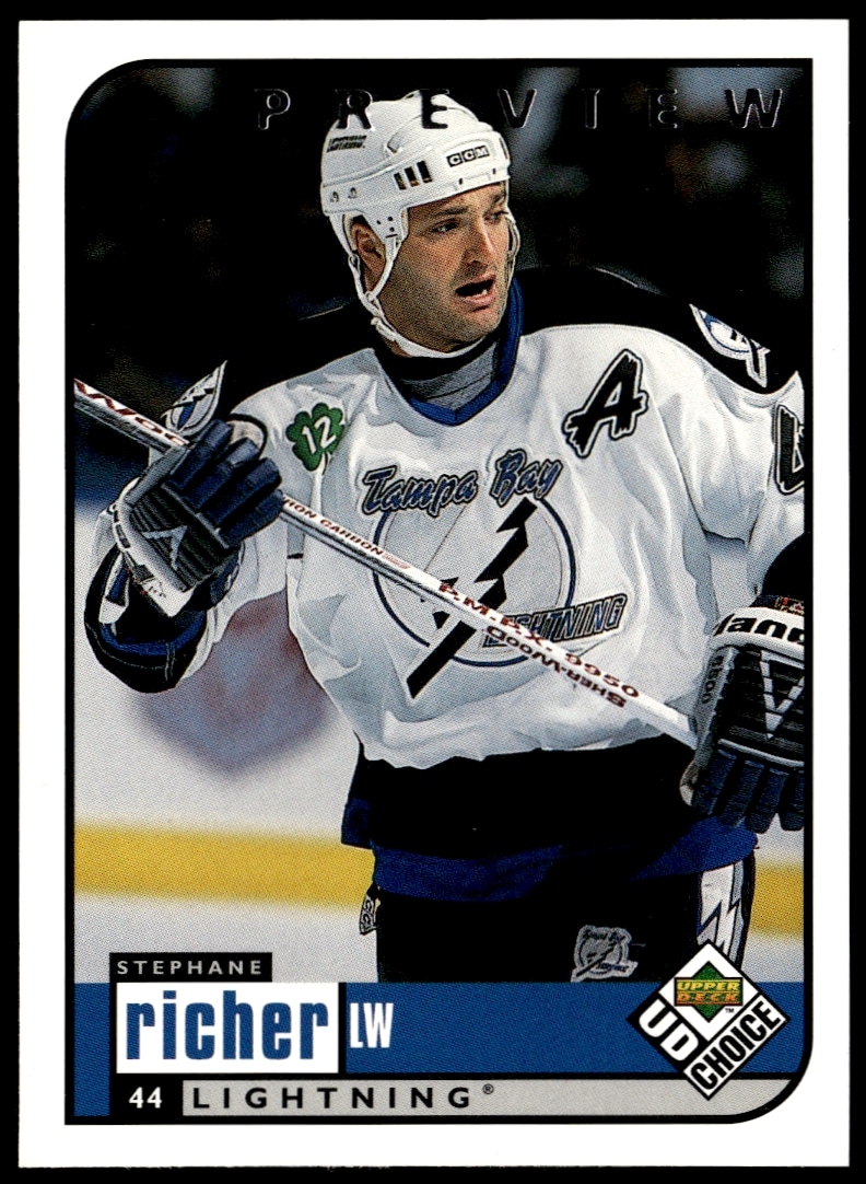 1998-99 Upper Deck UD Choice Preview Stephane Richer #193 (Front)