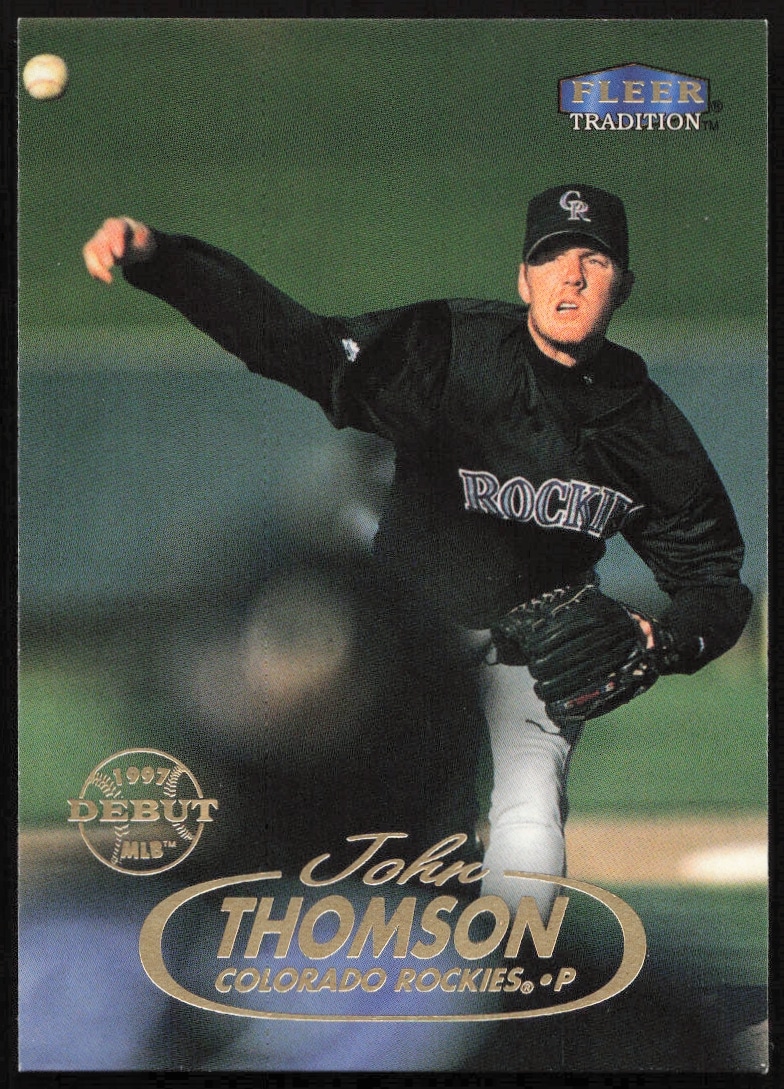 1998 Fleer Tradition John Thomson #286 (Front)