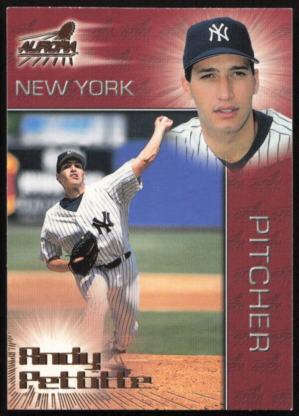 1998 Pacific Aurora Andy Pettitte #62 (Front)