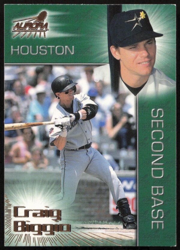 1998 Pacific Aurora Craig Biggio #138 (Front)