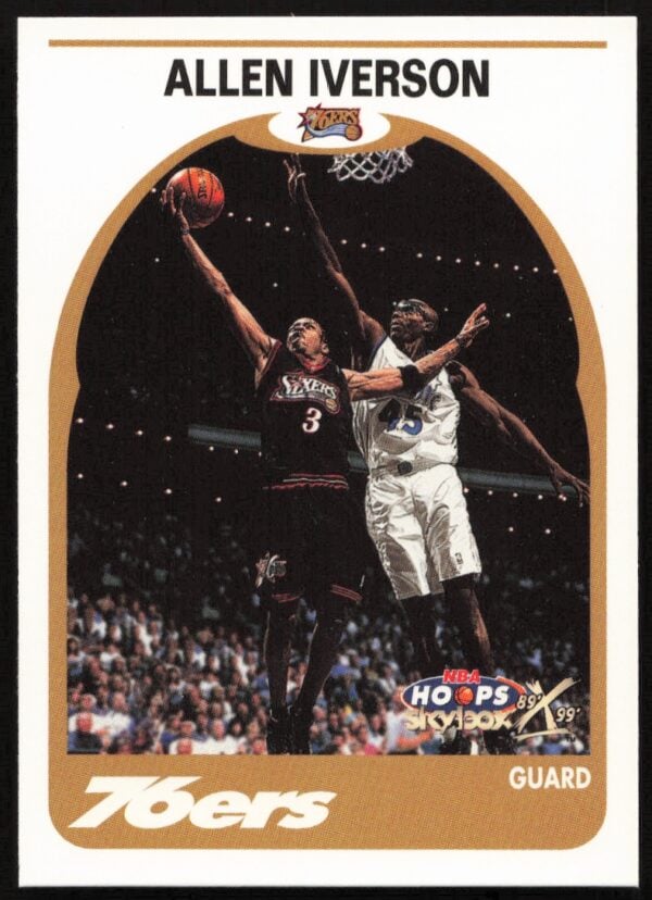 1999-00 Skybox NBA Hoops Decade Allen Iverson #62 (Front)